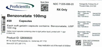 71205-699-20 (Benzonatate 100mg 500 Count)